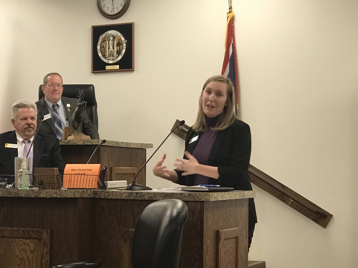 WyoLegMajority's tweet photo. The House had the honor of welcoming Valerie Bruce of Campbell County School District #1 as Wyoming's Teacher of the Year. #wylef https://t.co/ydzymljeDG