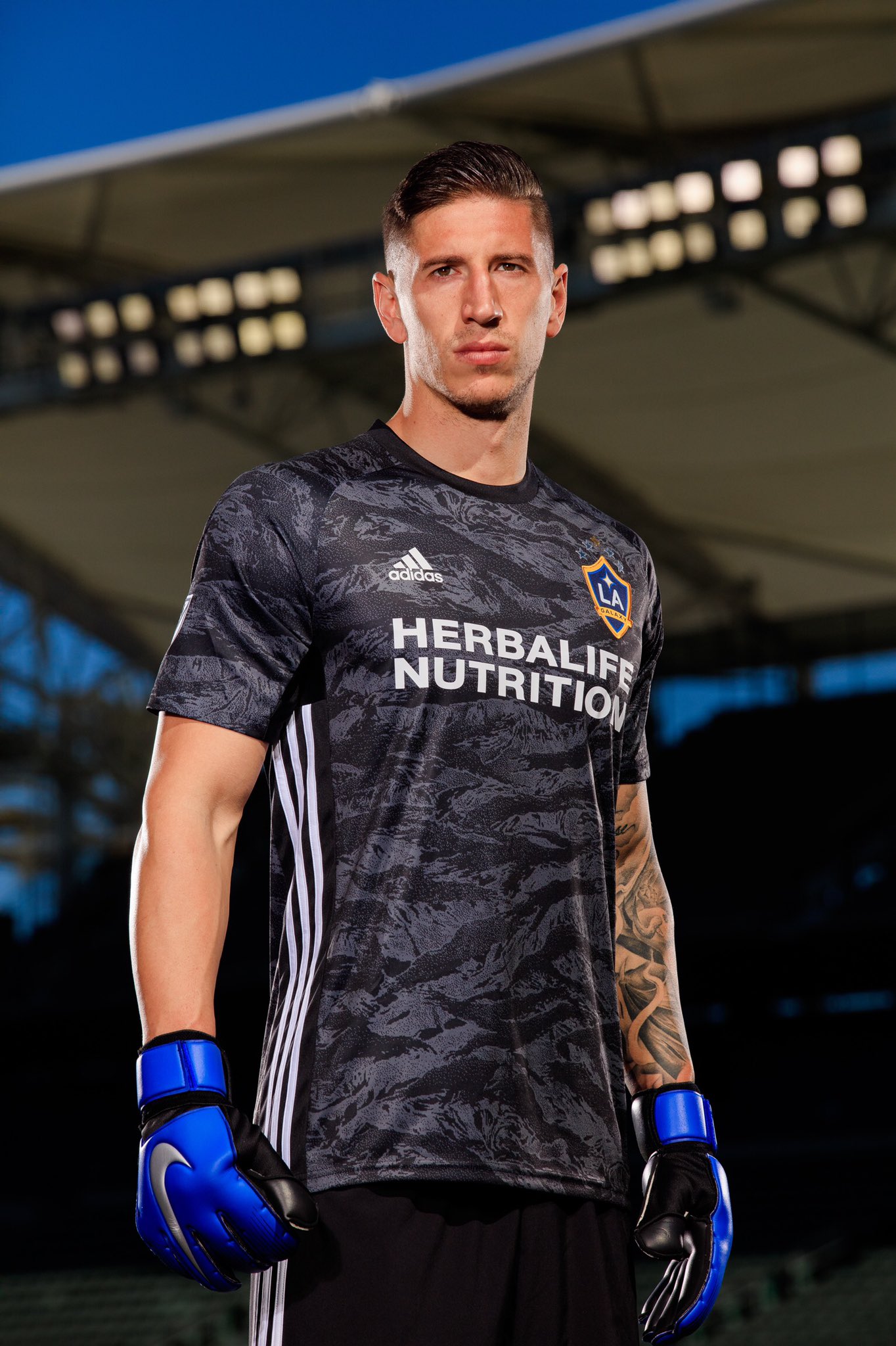 l a galaxy jersey black