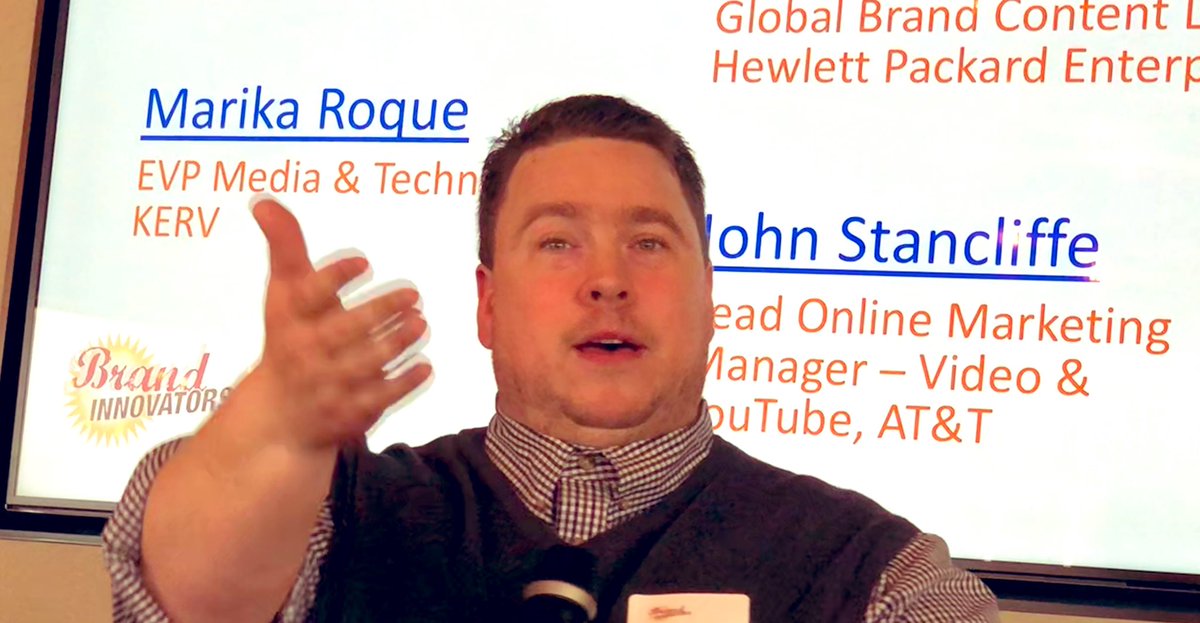 KasiaMJohnson's tweet photo. You can’t just build a video campaign - it needs to be a customer journey that includes video. @johnniethesith #CustomerJourneyFirst #BISummit https://t.co/rsqxR1mVjo