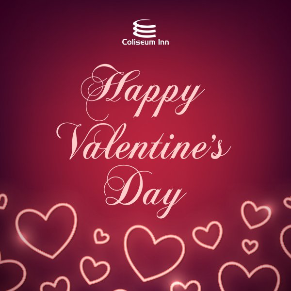 thecoliseuminn's tweet photo. Happy Valentine’s Day! https://t.co/WKZ0eT6FE8