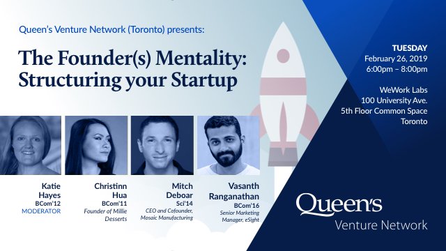 QVentureNetwork's tweet photo. Do I go it alone or do I partner up?  A founders dilemma or is it a choice? Join @SmithBusiness @QVentureNetwork for a panel discussion @wework, Toronto that will provide insights from all perspectives. Register: https://t.co/tQv2SgNxwX https://t.co/uxreEpAEI0