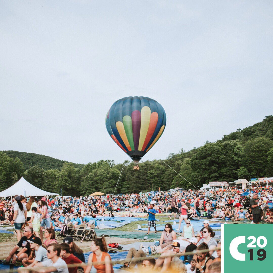 You’re up in the balloon, what’s the first thing you see at #creationfest2019? 🤔