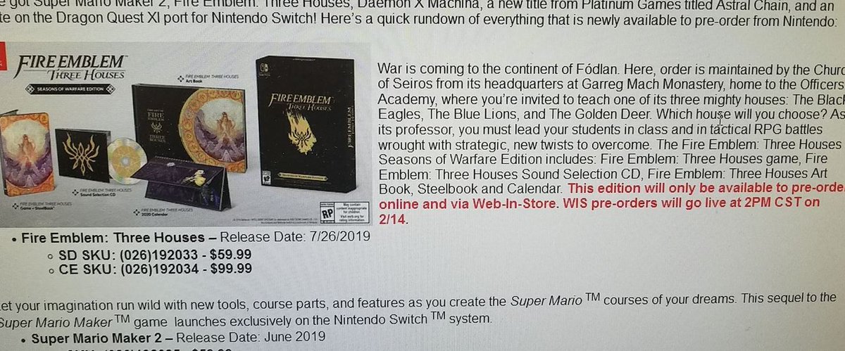 gamestop fire emblem three houses