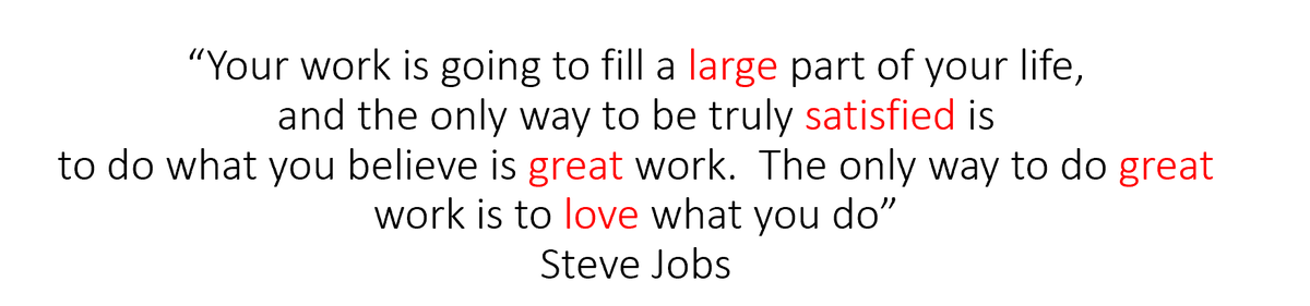 DarlaJea_'s tweet photo. Wake up everyday loving life; your career is a huge part of that.  #loveyourcareer #stevejobsquotes #stevejobs #lovelife #happylife #happycareer https://t.co/xPul2aDEiF