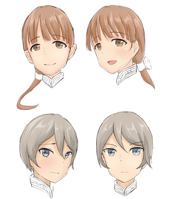 顔だけ練習
アリスとタチアナ(ラストエグザイル) 