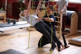 ak_pilates's tweet photo. Roses are red
Violets are blue 
This may look like hanging around 
But it's so good for you! 

Happy Valentines Day everyone! https://t.co/Vyqgx2hYWk