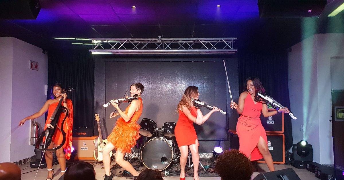 #ShowTime @TheMusesZA entertaining the crowd on this Valentine's evening at @HRCPretoria #DoWhatYouLove & #LoveWhatYouDo and nothing gives me more pleasure that walking a journey with these girls. Dankie vir al julle moeite @TheMarketingZoo