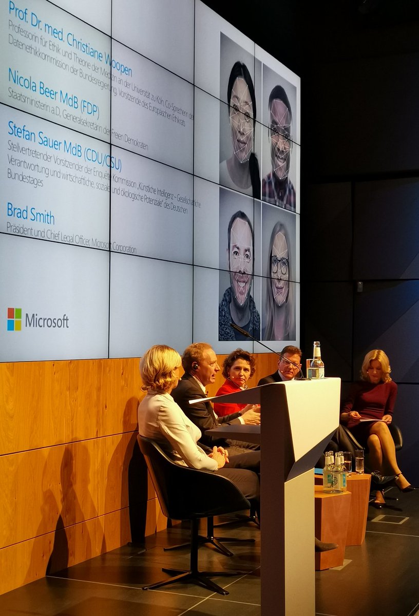 svetsight's tweet photo. #FacingAI #AI @MicrosoftDE
"Gesichtserkennung & Verantwortung"
ist heute Thema @ @MicrosoftBerlin.
Brad Smith, President &
Chief Legal Officer @Microsoft,
gave an intro w/ many valueable insights.
@BradSmi https://t.co/v1Ddpr9USp