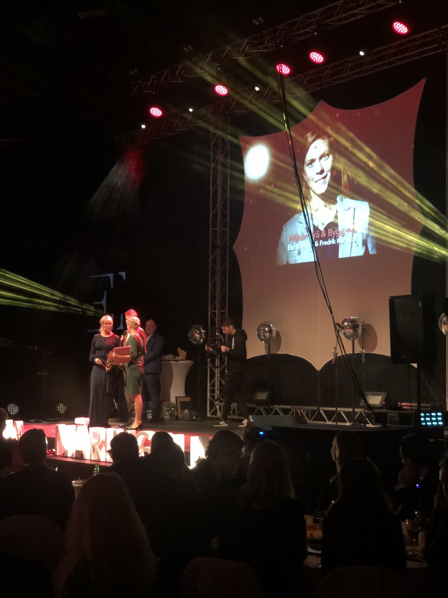 Vinnare av årets nyföretagare 2018 är Hökärr Trä &amp; Bygg, Elin Ericsson och Fredrik Karlsson. #eskilstunanaringsliv #en19 #åretsnyföretagare