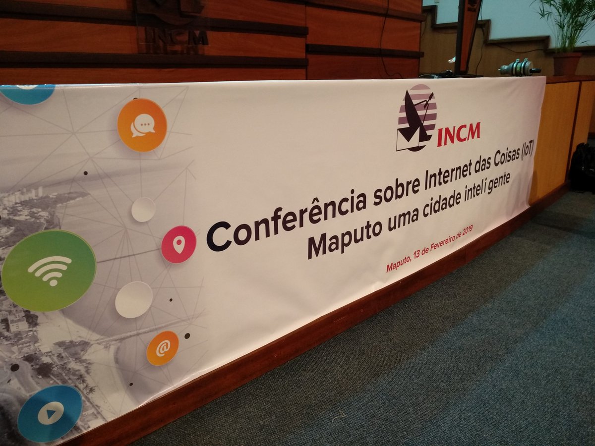 marcozennaro's tweet image. Spend a productive week in Maputo: deployed nine TTN gateways, organized an IoT workshop and gave a talk at the IoT conference at INCM. Cool! @ictpnews @thethingsntwrk  #IoT #IoT4D