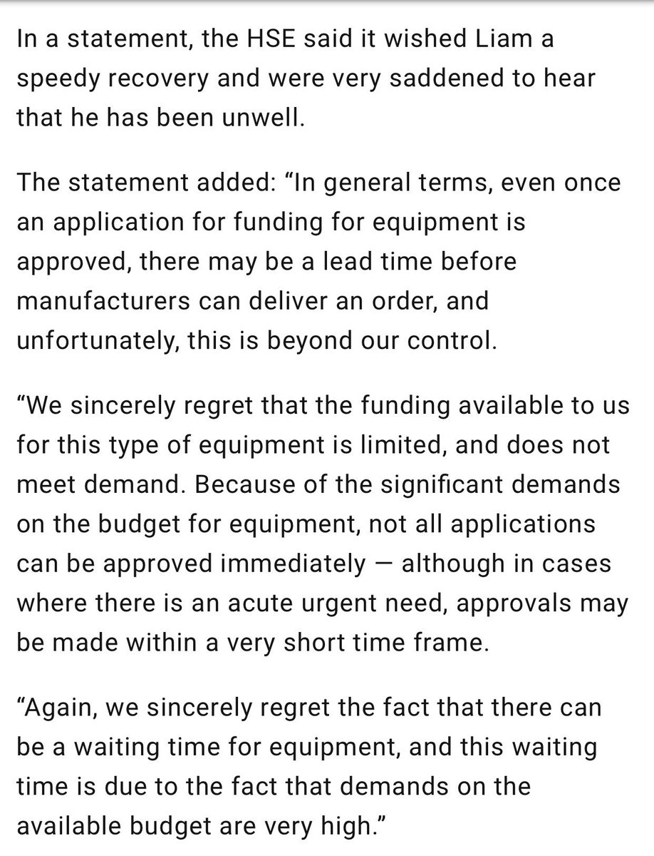 The Scoliosis Advocacy Network #BackUs (@scolionetwork) on Twitter photo <a href="/HSELive/">HSE Ireland</a> statement on wait time for wheelchair. No funds for children who must suffer on. Limitless funds & no accountability for others. It’s a very cruel society that leaves a child to develop stage 4 pressure sores. <a href="/SimonHarrisTD/">Simon Harris TD</a> @campaignforleo @DonnellyStephen <a href="/loreillysf/">Louise O’Reilly TD for Dublin Fingal West</a> <a href="/HSELive/">HSE Ireland</a> statement on wait time for wheelchair. No funds for children who must suffer on. Limitless funds & no accountability for others. It’s a very cruel society that leaves a child to develop stage 4 pressure sores. <a href="/SimonHarrisTD/">Simon Harris TD</a> @campaignforleo @DonnellyStephen <a href="/loreillysf/">Louise O’Reilly TD for Dublin Fingal West</a>