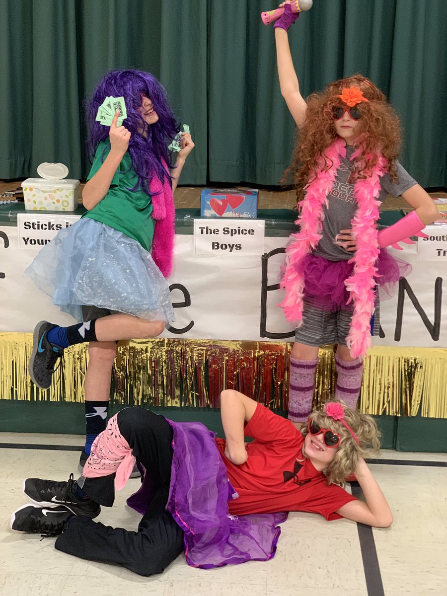 Battle of the Bands today was a blast!! All of the bands who performed were very entertaining and a lot of fun to watch! Great song choices, super costumes, and terrific dance moves! Tomorrow we will find out who will be given the title of “Best Band!” Great job everyone. <a href="/RCCDSB/">RCCDSB</a>