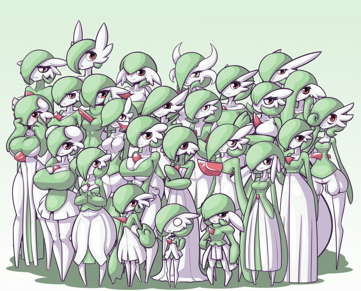 "A Gardevoir with a rare mental illness" ★)Alter form base on per...