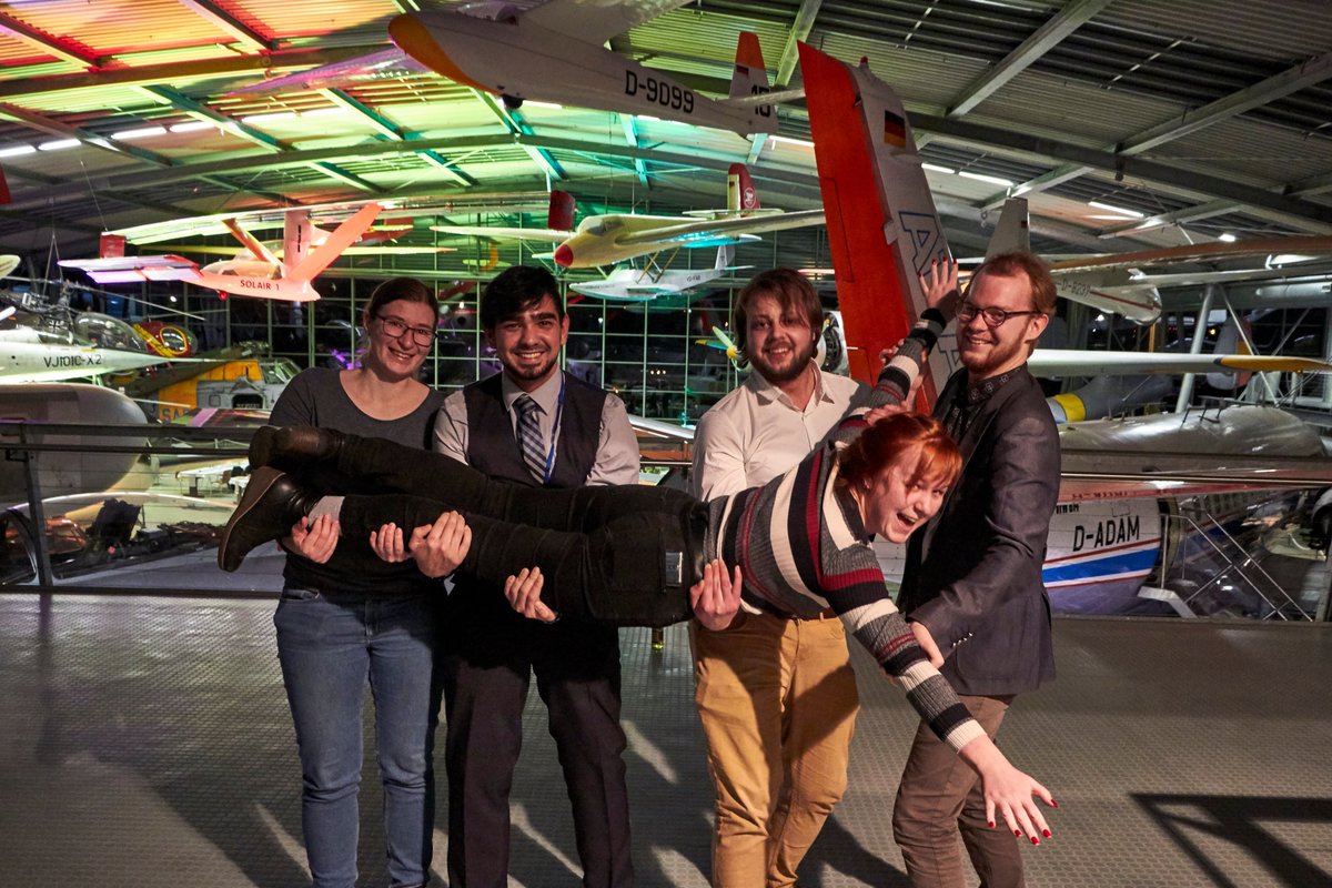 IRISCBEXUS's tweet photo. Tonight the team celebrated a long, successful week of lectures, seminars, and the dreaded PDR. Thanks so much to @DLR_de @REXUSBEXUS for having us and teaching us so much! https://t.co/A6ZVpTq8RF