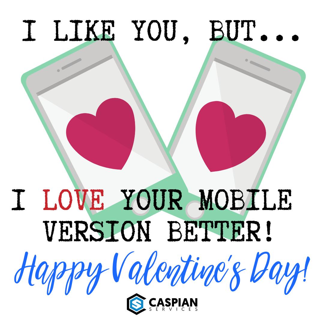 CaspianServices's tweet photo. Happy Valentine's Day!  ❤️ From all of us at Caspian Services!

#WebDesign #webdesignerhumor #Valentine #FunnyValentine #Website  #HappyValentinesDay2019 #HappyValentinesDay https://t.co/asDGcWN4aA