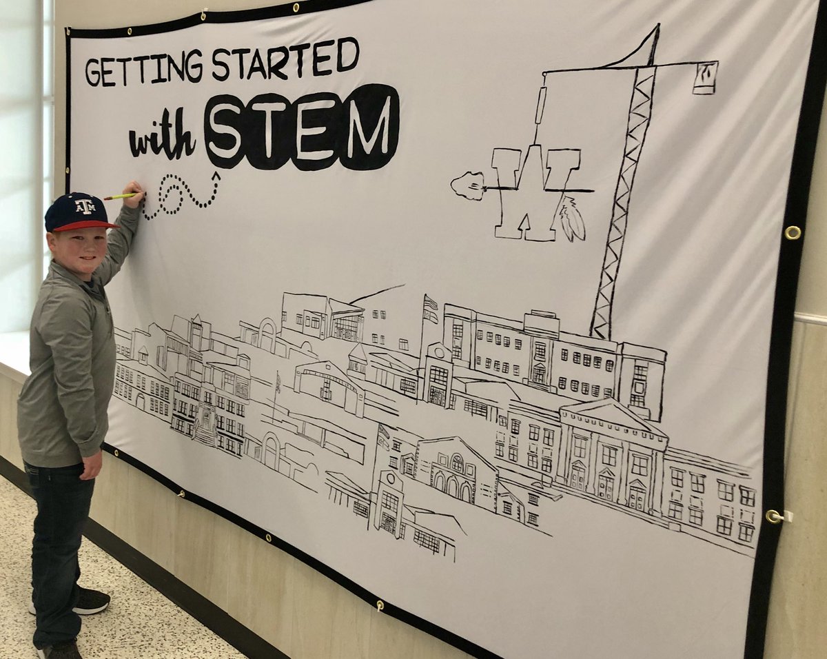 mvabadie's tweet photo. Starting with STEM for @WaxahachieISD @WilemonSTEAM started with partnering with @SparkTAMU! Come to our session #MakerU at #stem4innovation to learn about our collaboration! ππ»β€οΈππ» #wisdstem #cantwait https://t.co/C2B7gM5p4E