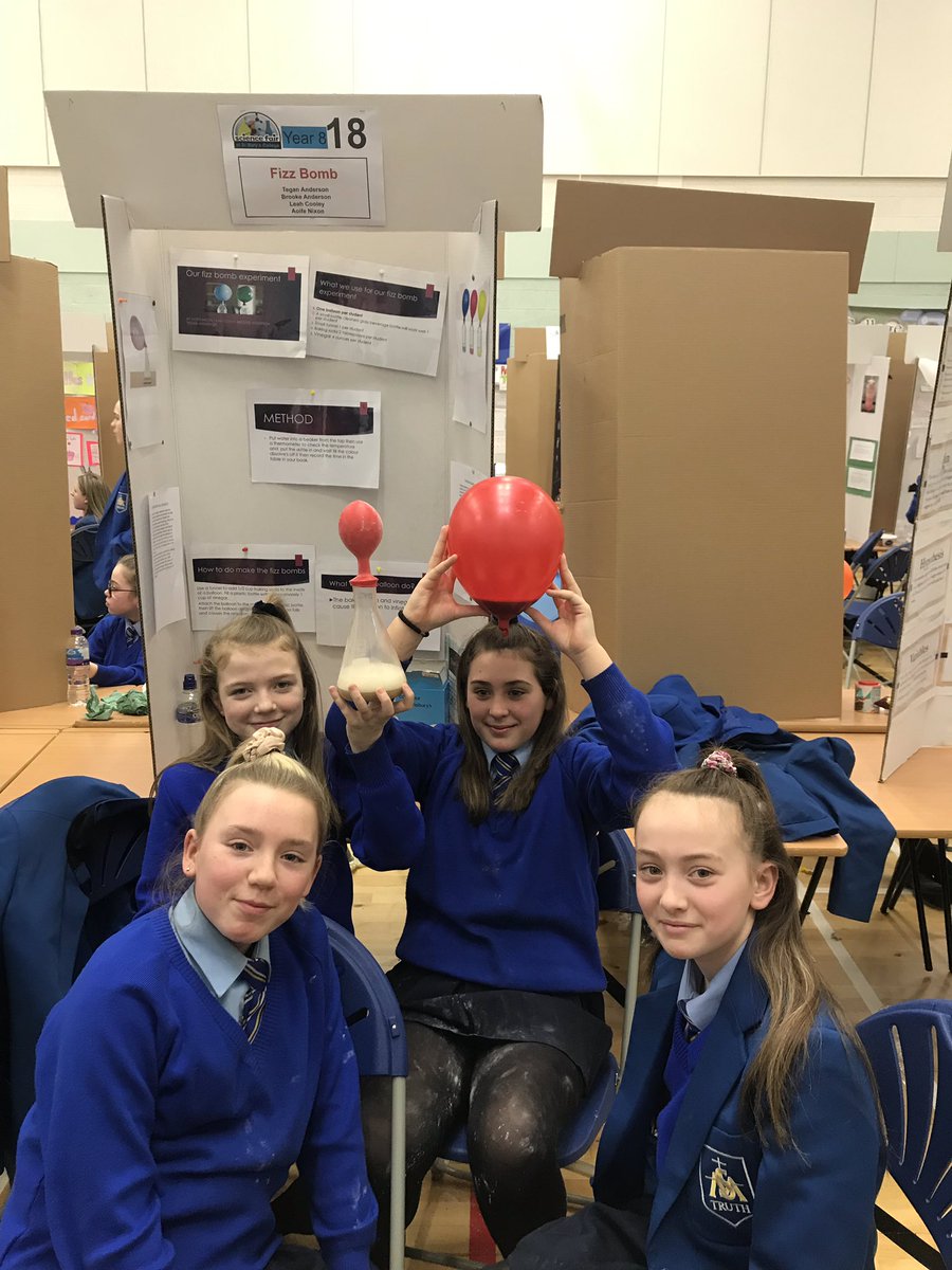 mariemccolgan's tweet photo. Tia, Brooke, Leah and Aoife had the The Fizz bomb going with a bang ! #SMDScienceWeek19 #SMDscienceFair19 https://t.co/3q4GrNfBfL