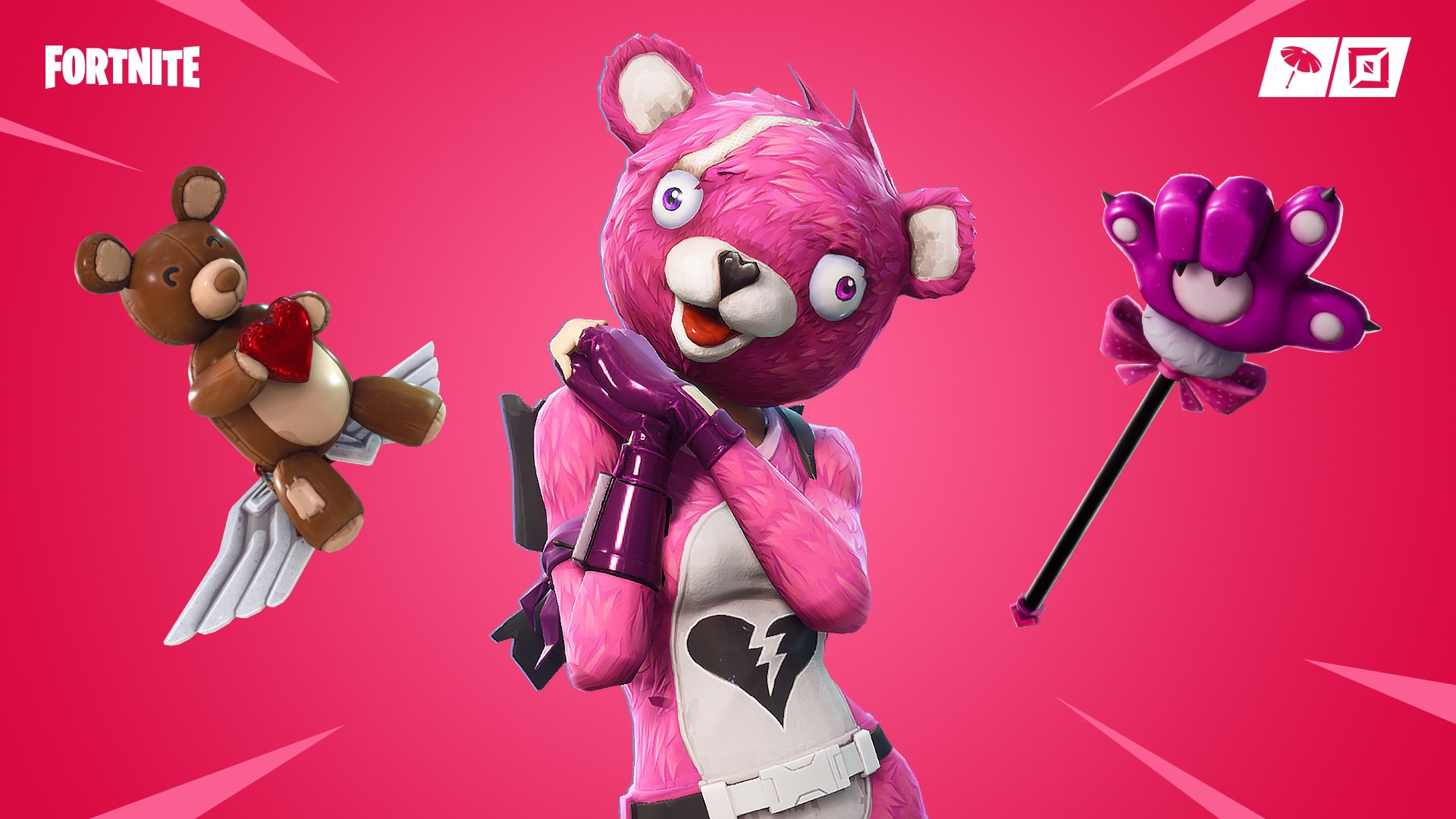 Fortnite on Twitter: "Hearts will melt ️ The new Cuddle Paw Pickaxe is ...