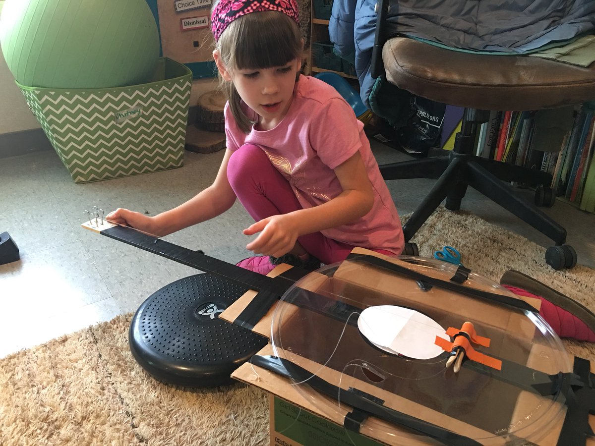 StemAndRoots's tweet photo. The musicologists tested their instruments to see what kind of sounds they can make. #ProjectBasedLearning #SoundInvestigation https://t.co/otSTcy1Duy
