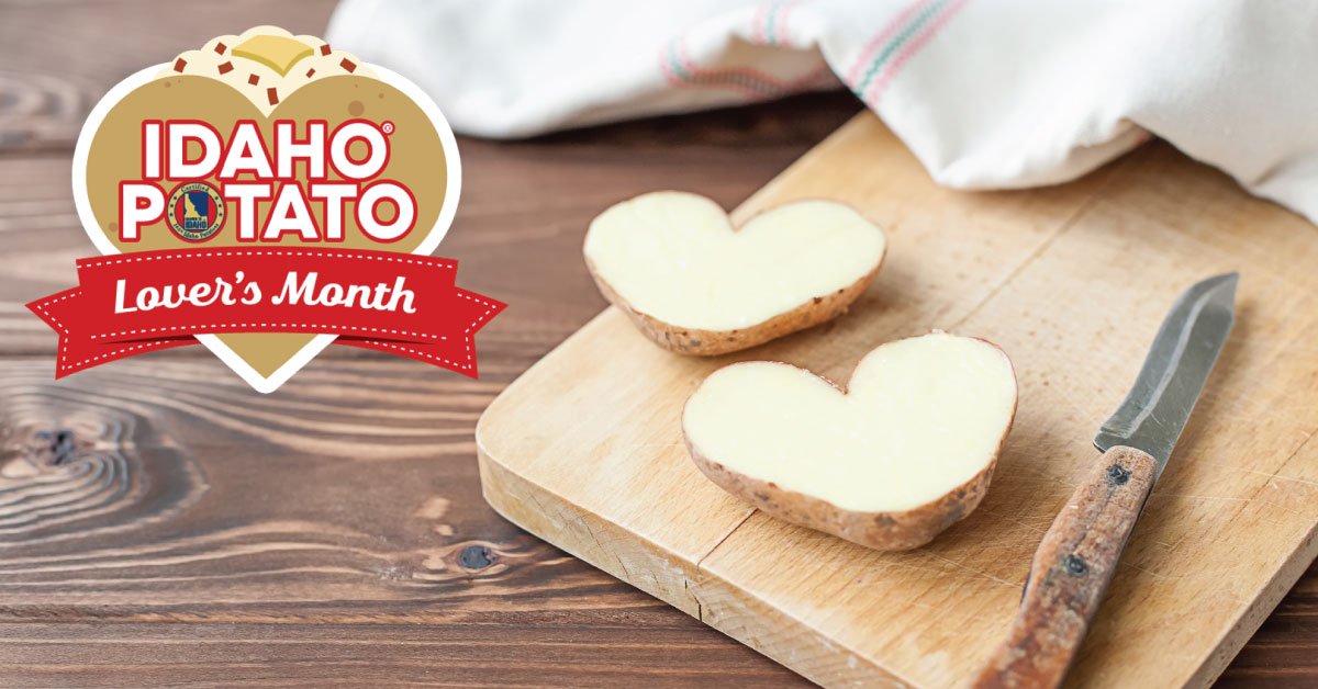 Happy Valentine's Day potato lovers! #idahopotatoes #valentinesday #HeartHealthy