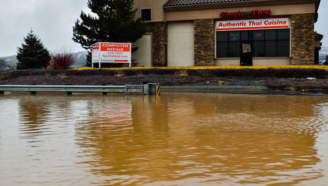 Here are photos of flooding on Pyramid Highway & Eagle Canyon in