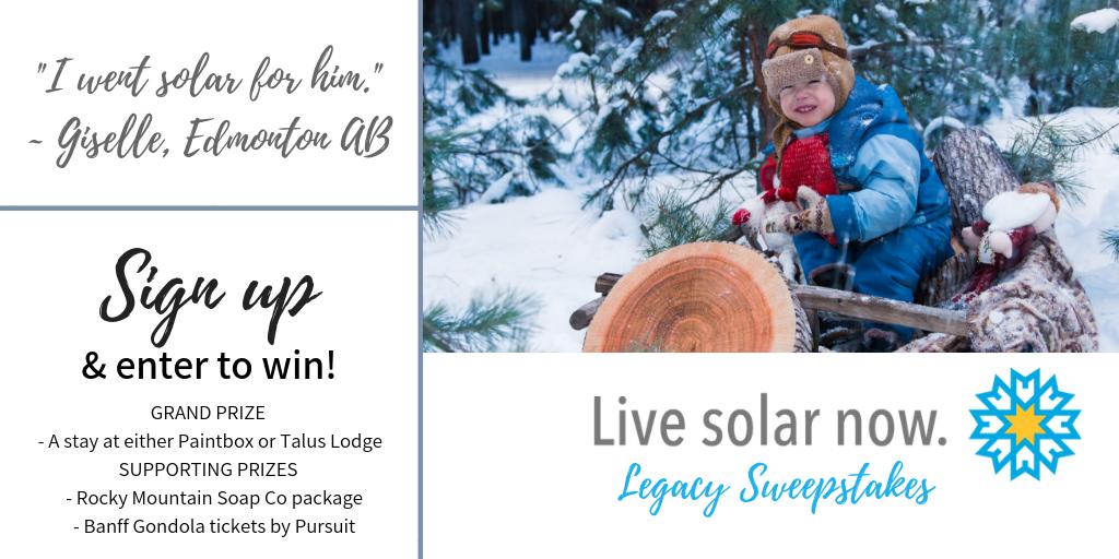 LiveSolarNow's tweet image. We have a special Legacy Sweepstakes partner who wants to share their love of solar! EVERY person to sign up will receive a little something from the @RockyMtnSoap! Get more info here and sign up soon: livesolarnow.com/sweepstakes/
#legacysweepstakes #livesolarnow #ValentinesDay