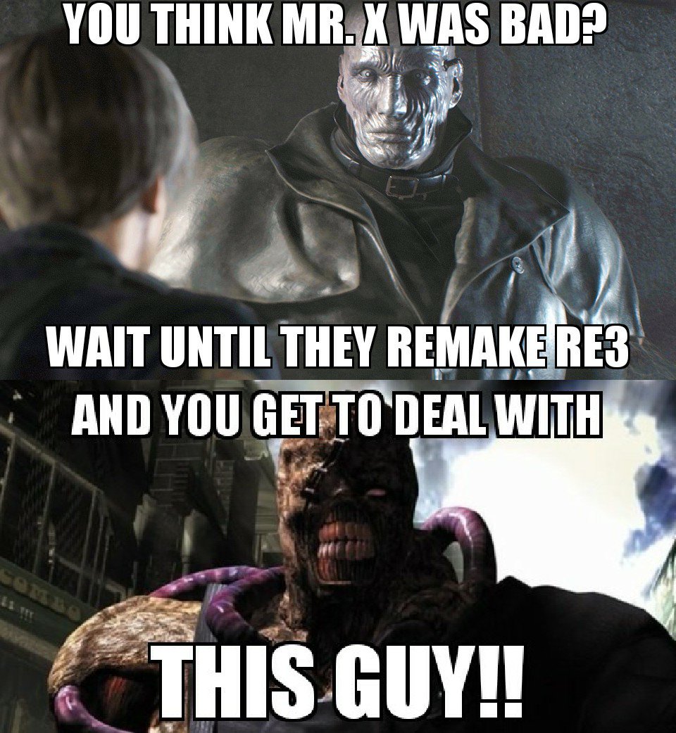 If you think Mr. X has you scared now, just wait : r/residentevil