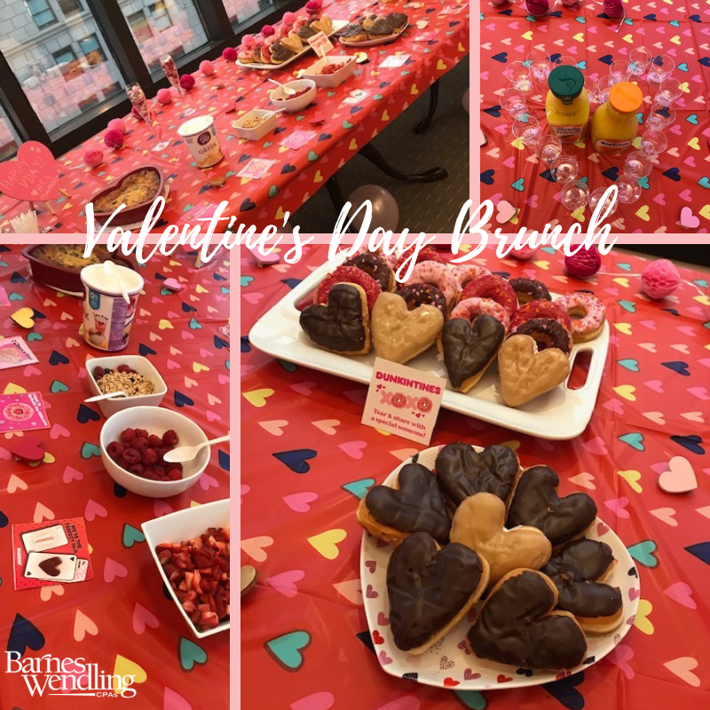 BarnesWendling's tweet photo. Happy Valentine’s Day from your Barnes Wendling team! We spent the morning indulging in a ‘sweet’ brunch, how will you be spending yours? #ValentinesDay #BWorkHardPlayHard #ShareSomethingSweet #CelebrateYourCoworkers https://t.co/OSbtOZ9sf5