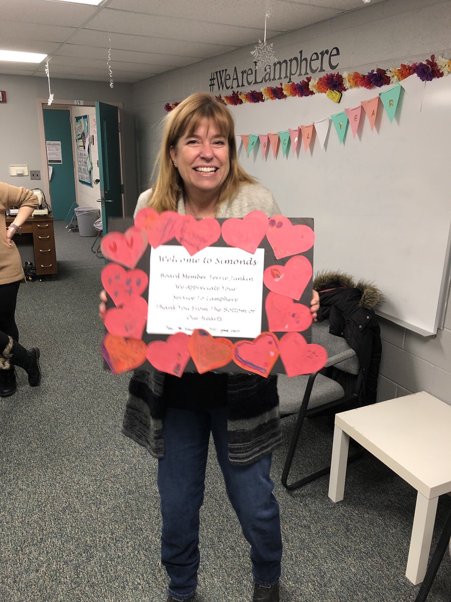 Welcome to Lamphere schools board member Terrie Junkin! #SimondsSuperstars