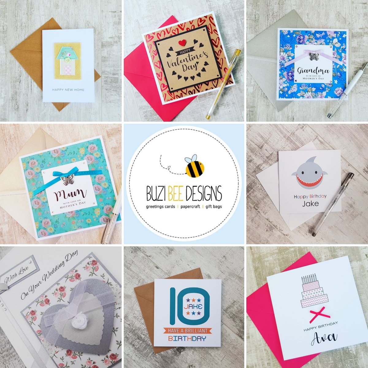 BuzibeeDesigns's tweet photo. Handmade Greetings cards by Buzibee Designs 🐝🐝🐝

#handmade #birthday #MothersDay #wedding #newhome #Valentines https://t.co/itDbSBh4SU