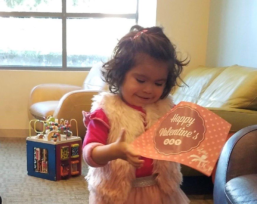 Quetzally is definitely in the Valentine's Day spirit! We hope you are too. Happy Valentine's Day from everyone at UCP-OC!