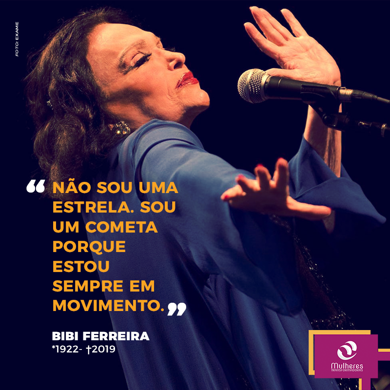 mtransformam's tweet image. Bibi Ferreira, que aos 20 dias de vida já estreava como atriz, morreu aos 96 anos. A mulher transformadora, que não pensava em parar, que queria voltar a viver Piaf e estar nos palcos, passou como um cometa mas seu brilho fica para sempre. #BibiFerreira #SejaTransformadora