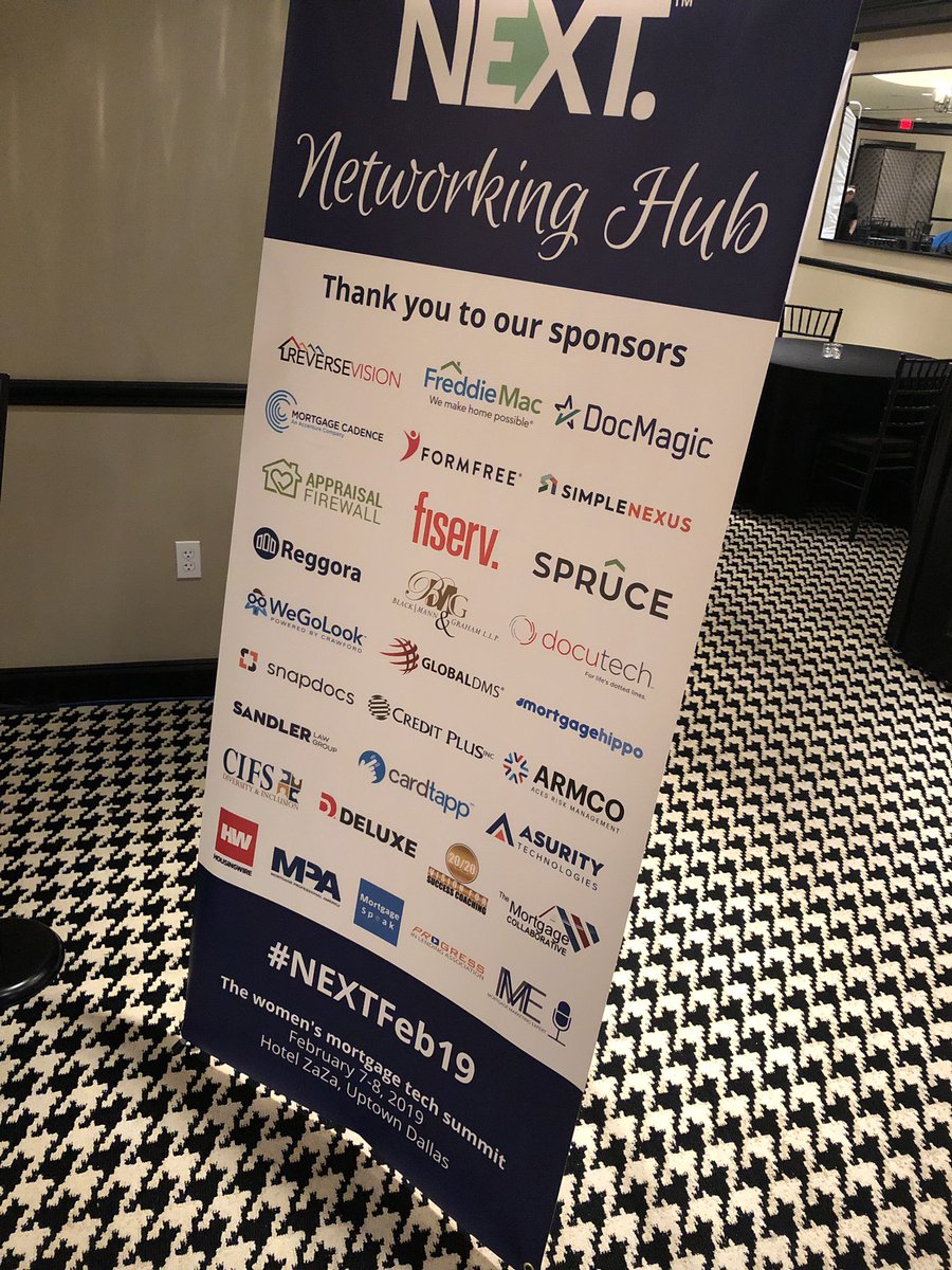 AptlyDone's tweet photo. Tech challenges within mortgage industry is so similar to those in automotive & insurance...and a statement this morning, ‘You have to provide the opportunity for change’ is so true! #nextfeb19 #fintech #insurtech https://t.co/Sc73J88BUi