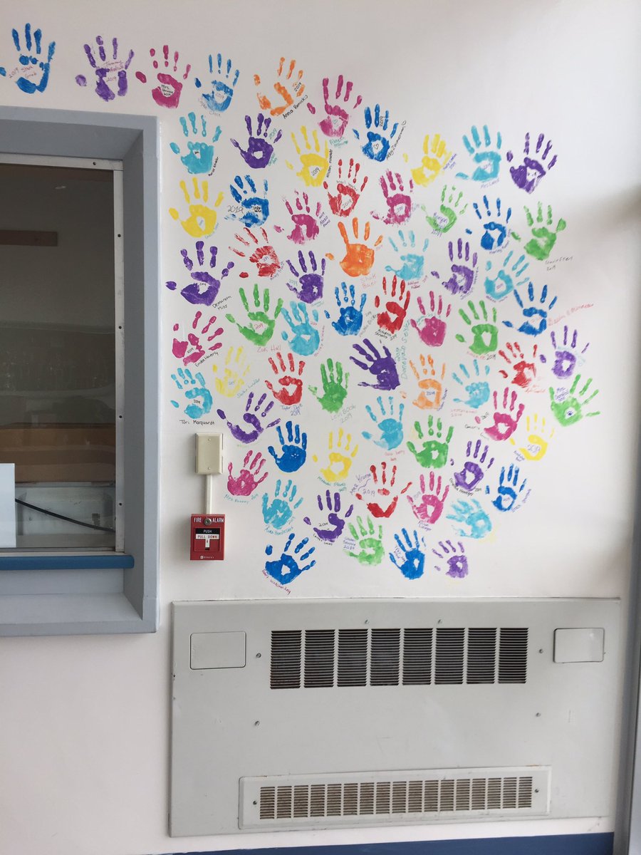 JustinEvey's tweet photo. Students are excited to leave their mark on the wall as we embark on our Color The School With Kindness initiative! https://t.co/c81szcsl99