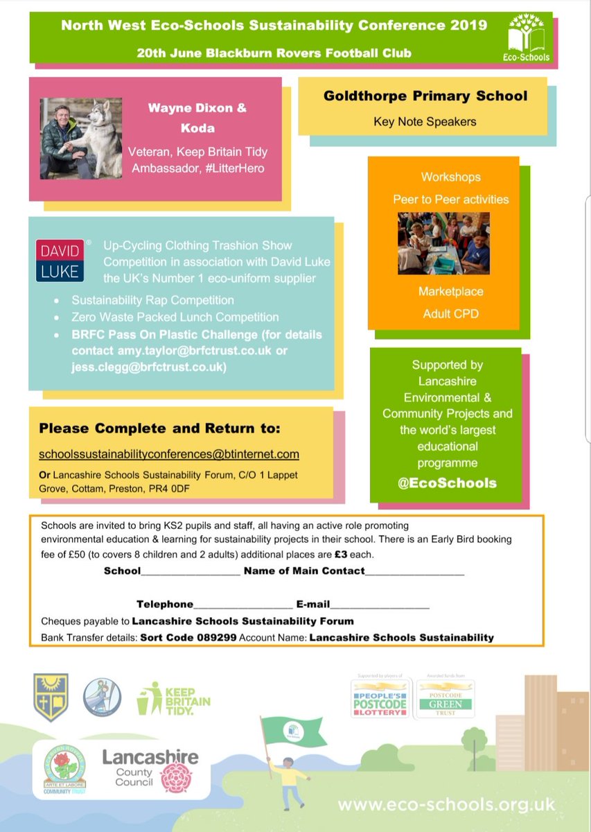 RachelAnne πβ (@rachelcuppatime) on Twitter photo Do you know any Lancashire schools who would be interested in an π Action-packed day <a href="/BRFCTrust/">Blackburn Rovers Community Trust</a> learning beyond the classroom π
More details here... school-sustainability.org/about/
#LancashireHour Do you know any Lancashire schools who would be interested in an π Action-packed day <a href="/BRFCTrust/">Blackburn Rovers Community Trust</a> learning beyond the classroom π
More details here... school-sustainability.org/about/
#LancashireHour