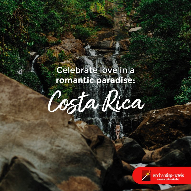 We have a crush on Costa Rica. Happy Valentine's Day from this romantic paradise! ❤️ Enchanting Hotels Costa Rica