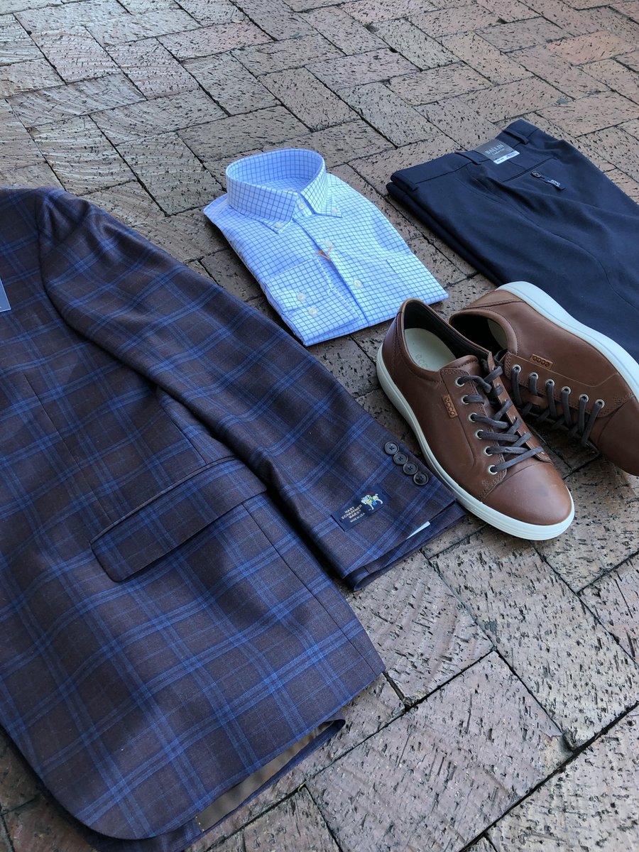 The perfect outfit for the office or date night. Come get it at the Shirt Shop.  Sport coats 30% off now through February 28th.