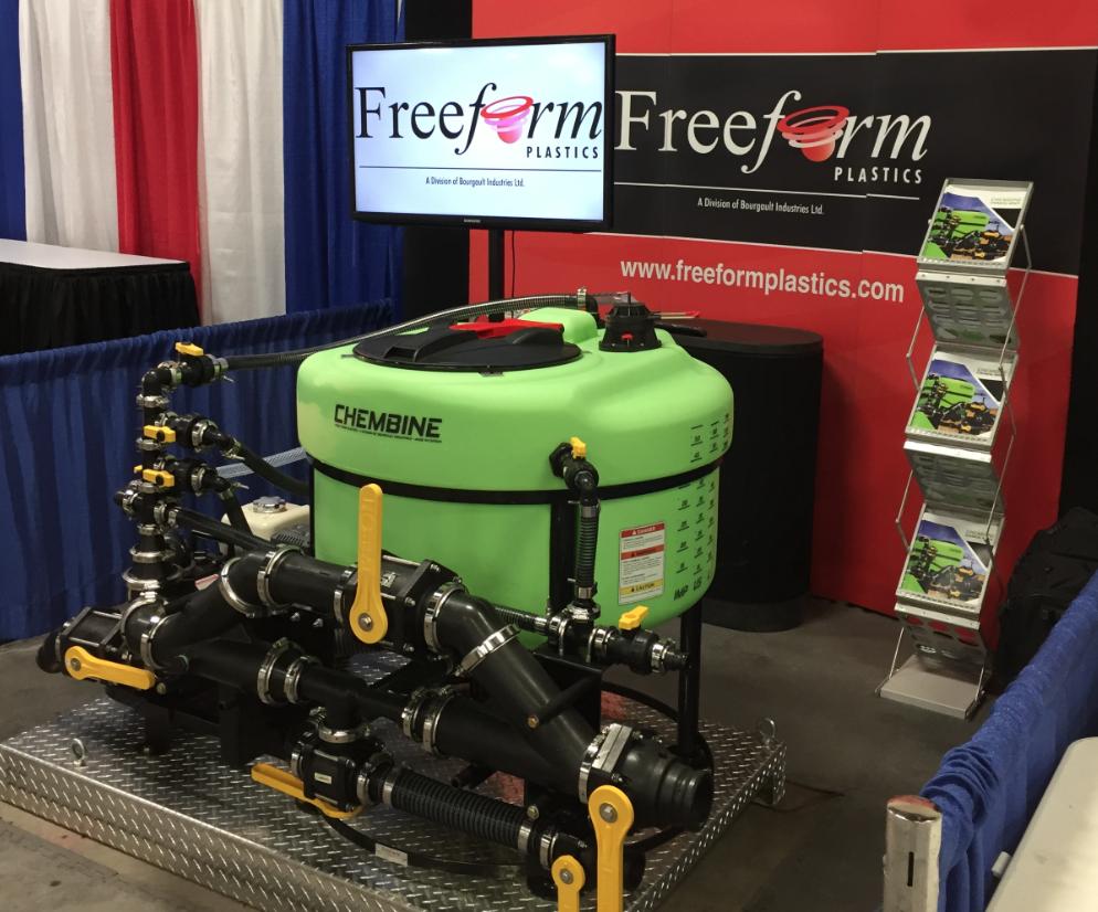 FreeformP's tweet photo. Day 2 is in full swing. Take the trip to @KYNFMS In Louisville, KY and check out the #Chembine from @FreeformP  at booth 2706.  Ask Don what it takes to be #dealer #NFMS19  #tradeshow #Agribusiness https://t.co/LtKHn4Gpoz