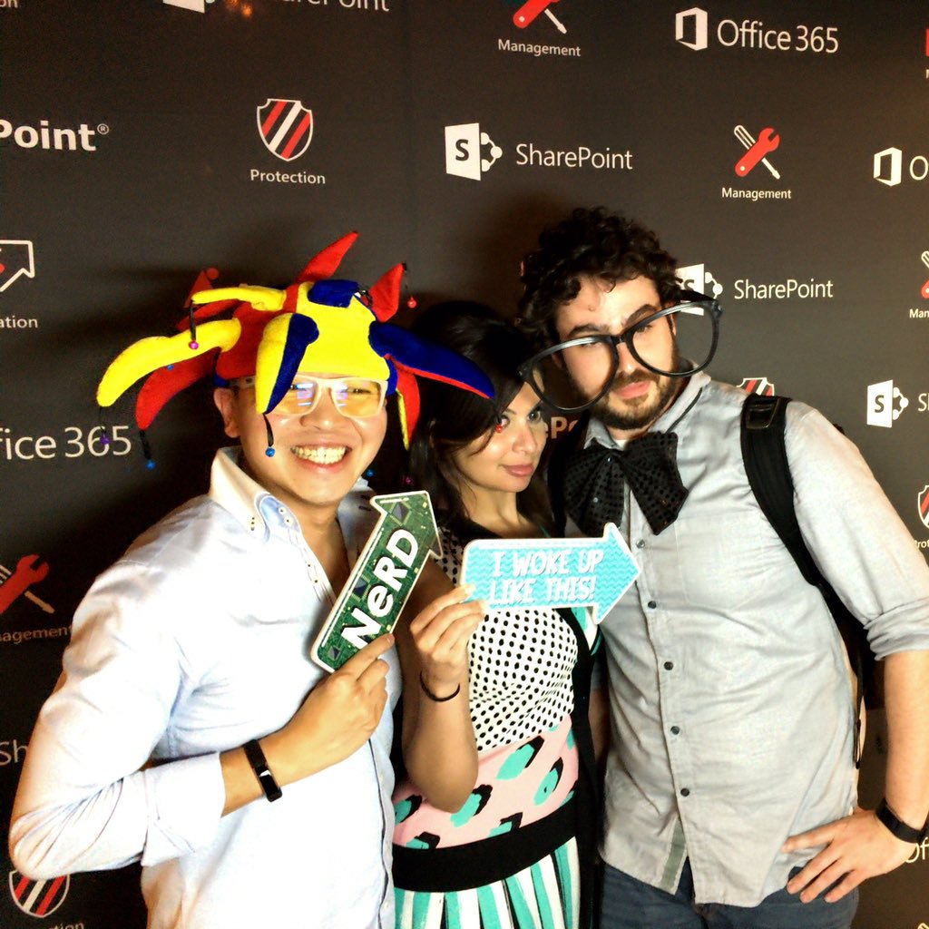 meetdux's tweet photo. @donasarkar Time flies my friend! Remember the folks who bought us 🍷#msauignite #windowsinsiders #avepointred https://t.co/jP03C7tQHI
