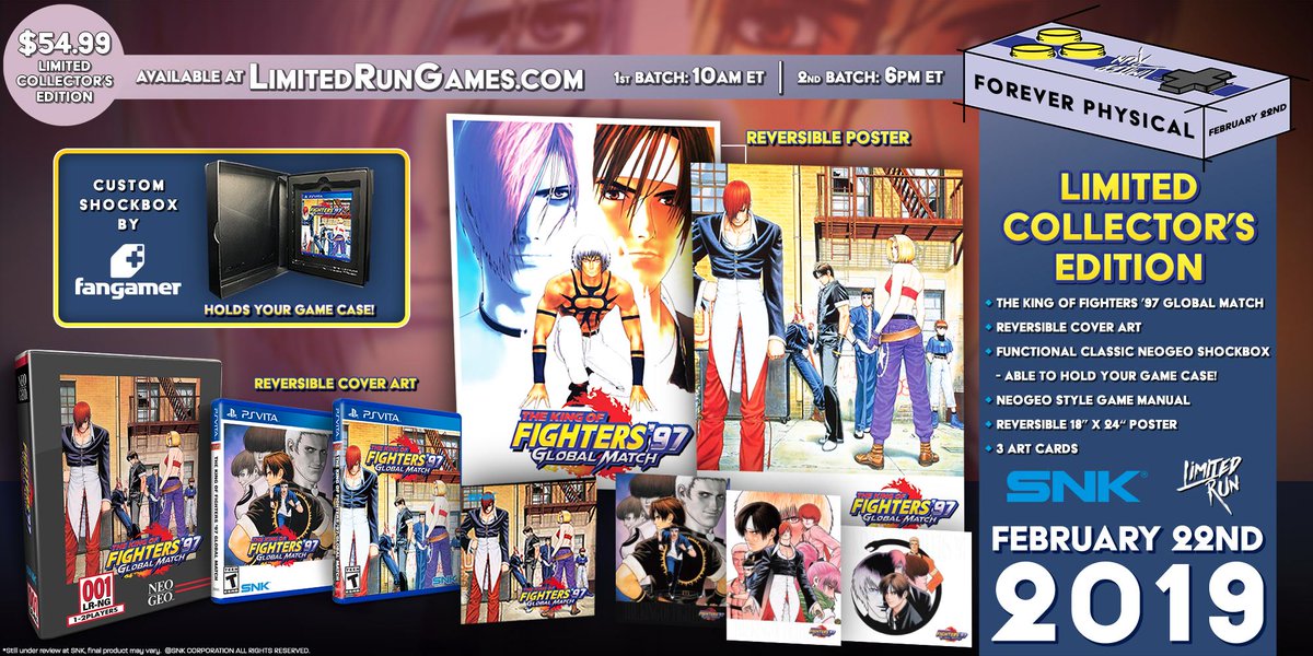 Limited Run #204: King of Fighters 97 Global Match (PS4) – Limited Run Games