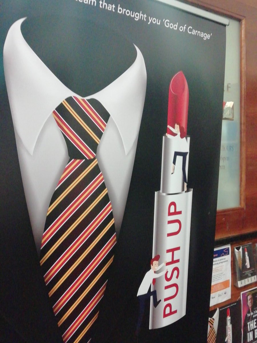 Almost full house for Push Up, which is going down a storm with audiences <a href="/moattheatre/">The Moat Theatre & Café</a>. Just 2 more performances folks! Whatya waiting for?!