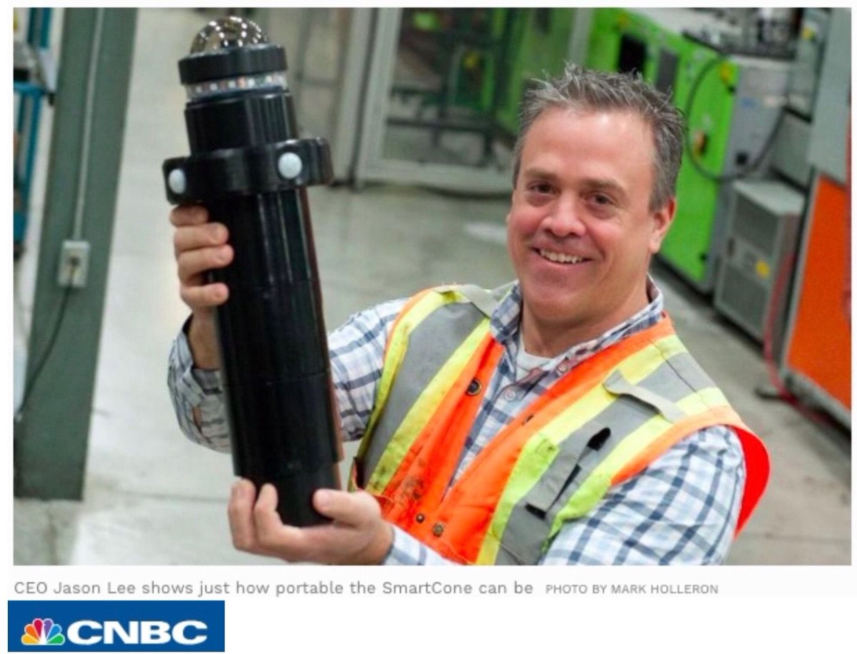 TheSmartCone's tweet photo. SmartCone is making news!! Thanks @CNBC for sharing this story : IBM announces partnerships to monitor worker safety #partnership @IBMWatson integration #CNBC #press #easytodeploy #portable #theSmartCone #internetofthings #IoTPlatform
https://t.co/HfOMnPLuY8 https://t.co/PmJ8T59HIW