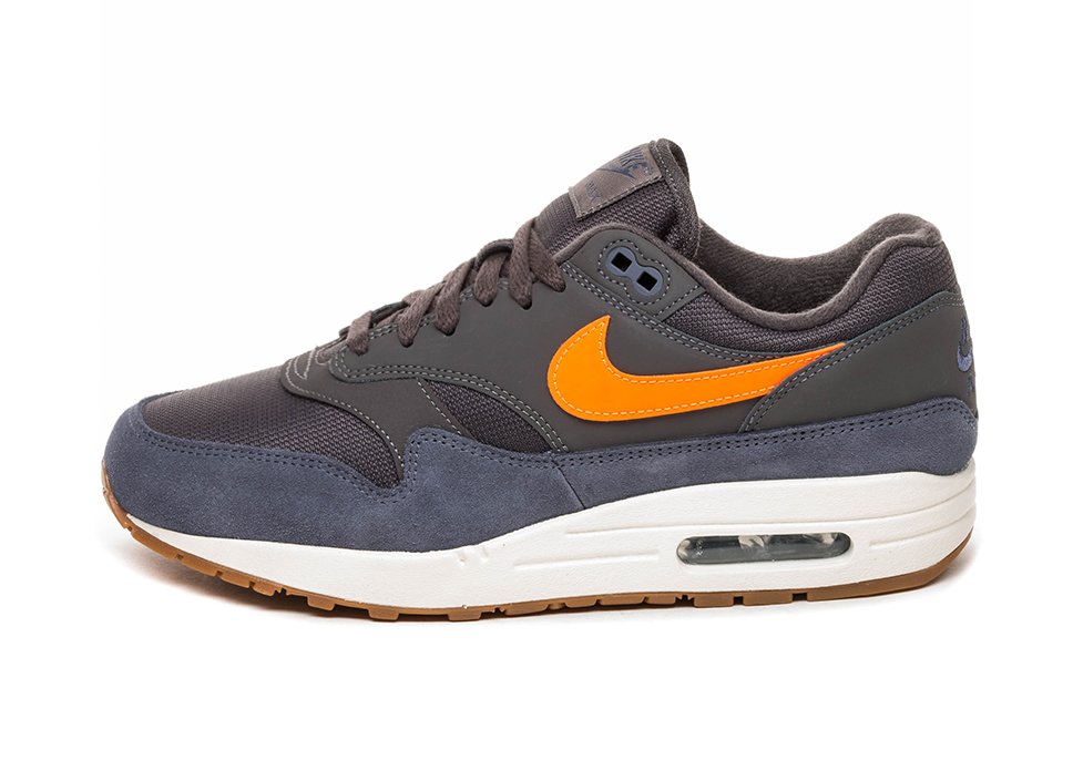 nike air max 1 thunder grey total orange