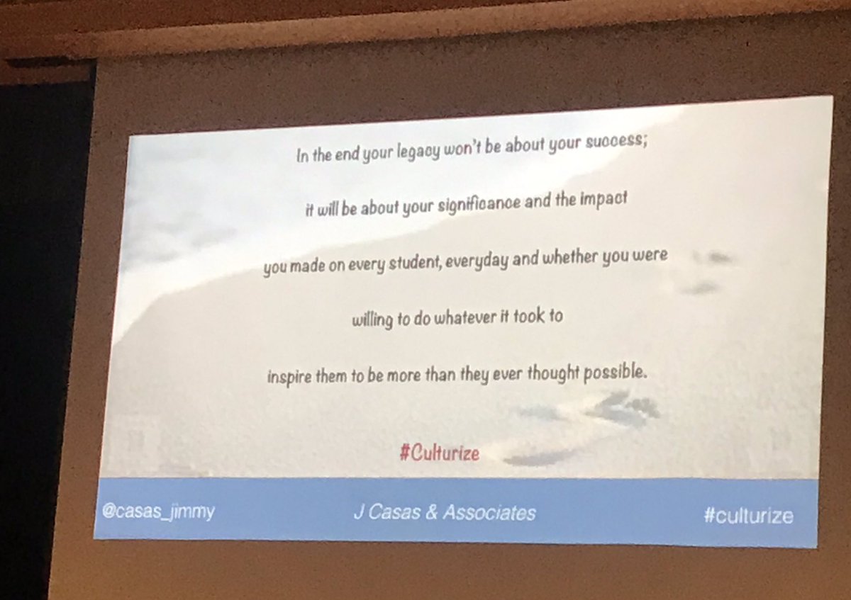 Such a great message from our fantastic speaker today! <a href="/casas_jimmy/">Jimmy Casas</a> #Culturize #cbsdpd