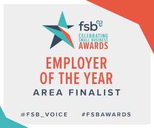 We're over the moon to be #finalists for @FSBEastMids @FSB_Voice #fsbawards for #employeroftheyear #eastmidlands #SmallBusiness