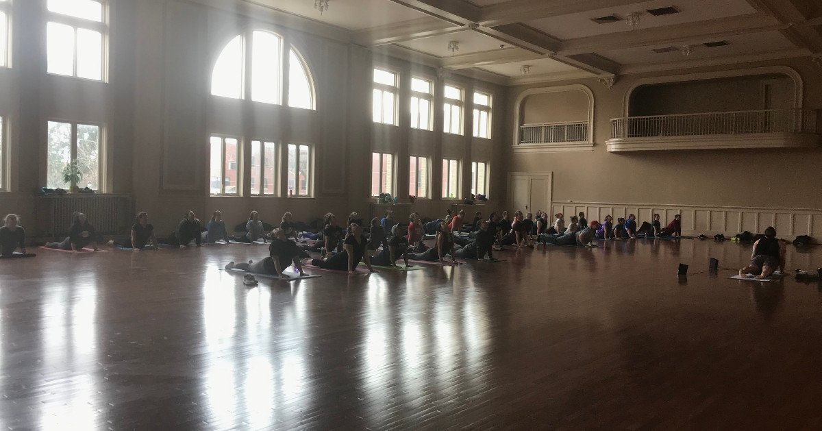 spaldingasot's tweet photo. Blue 2020 practicing some self-love this Valentine's Day in a yoga session for CAM day in OT 540 with Dr. Skuller and Dr. Story! https://t.co/tIRJB5xAsE