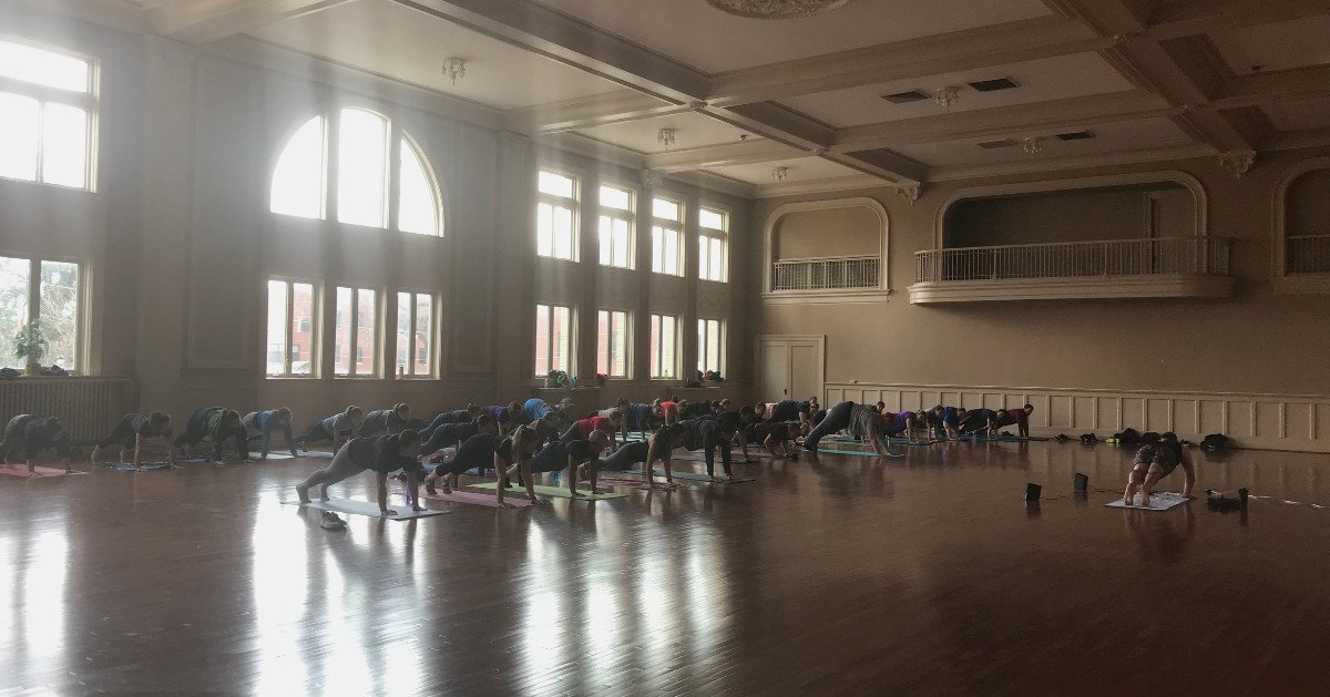 spaldingasot's tweet photo. Blue 2020 practicing some self-love this Valentine's Day in a yoga session for CAM day in OT 540 with Dr. Skuller and Dr. Story! https://t.co/tIRJB5xAsE