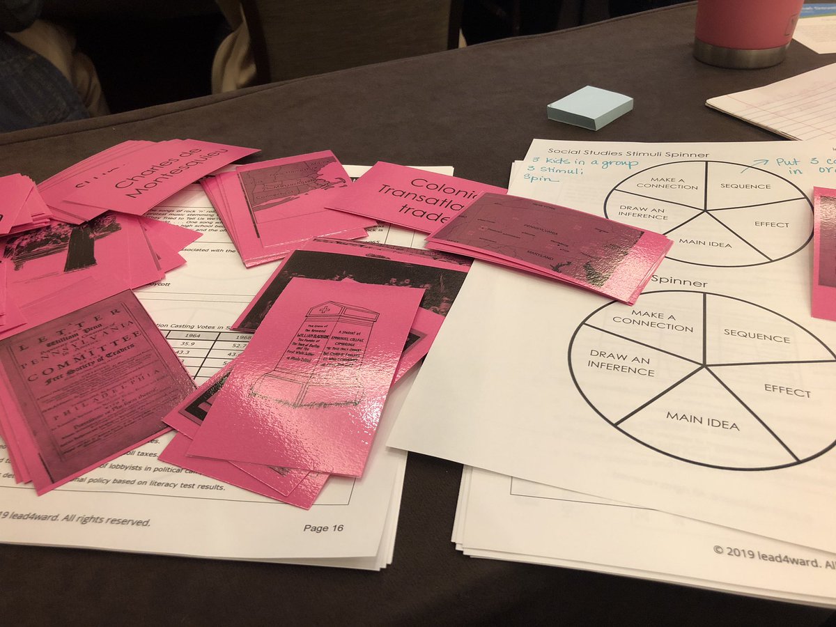 region10ss's tweet photo. Two jammed packed days of learning and networking with fellow Social Studies peeps. #TSSSASpring19 @R10PLN @KellyBellar https://t.co/TuYfOMmAoD