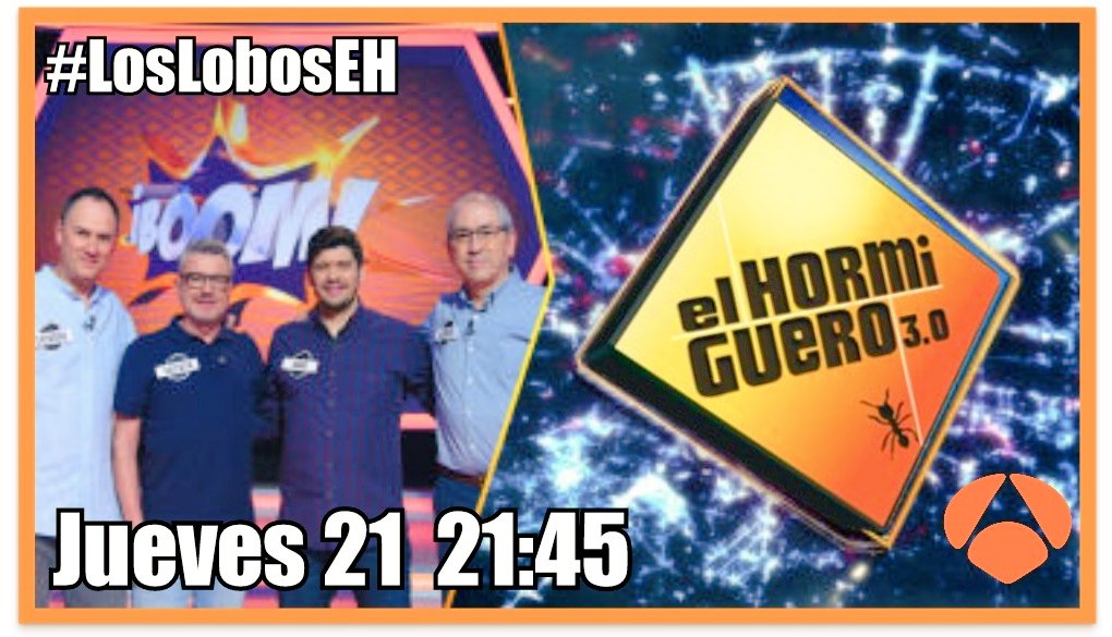 TeleTuitero's tweet photo. Valentín, Erundino, Manu y Alberto #LosLobos de #A3Boom visitan #ElHormiguero en #Antena3 #LosLobosEH #BoomEH #LobosEH @A3Boom https://t.co/l7dFGBcHAj
