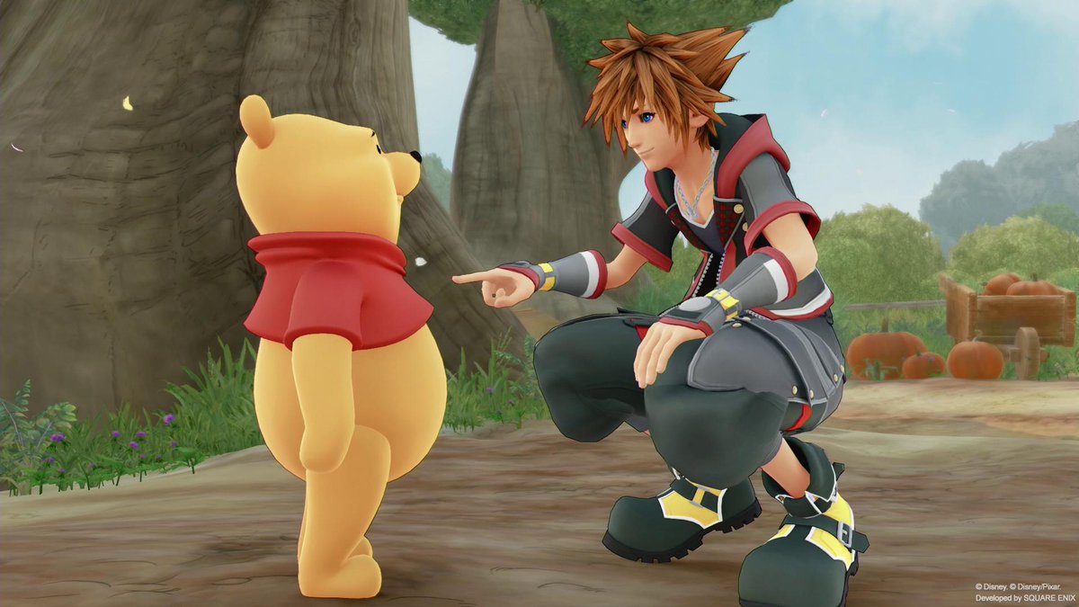 KINGDOMHEARTS's tweet photo. Celebrate #RandomActsofKindnessDay with Sora as he spreads positivity throughout the worlds in #KingdomHearts III!

How are you spreading the love? https://t.co/kKSLr5Pqhl